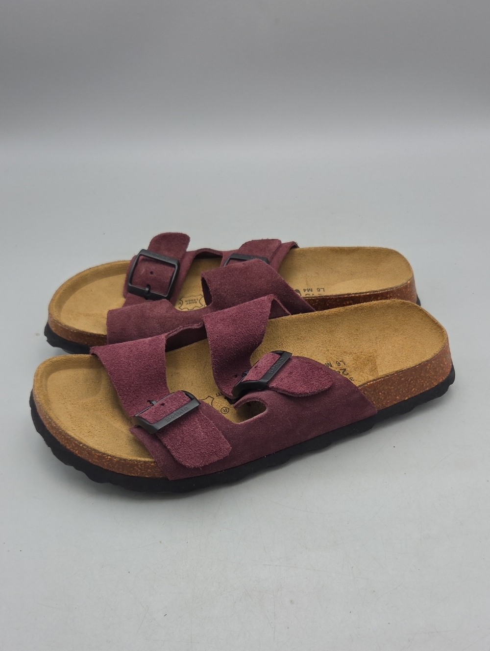 Betula Original Birkenstock purple Burgundy sandal Women 6
